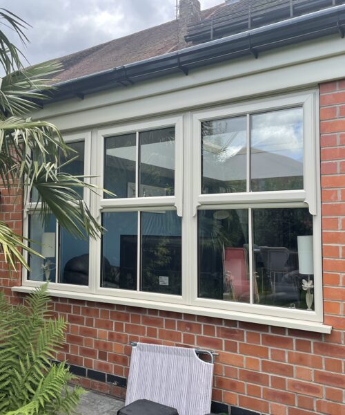 New Cream Framed Orangery in Ripley
